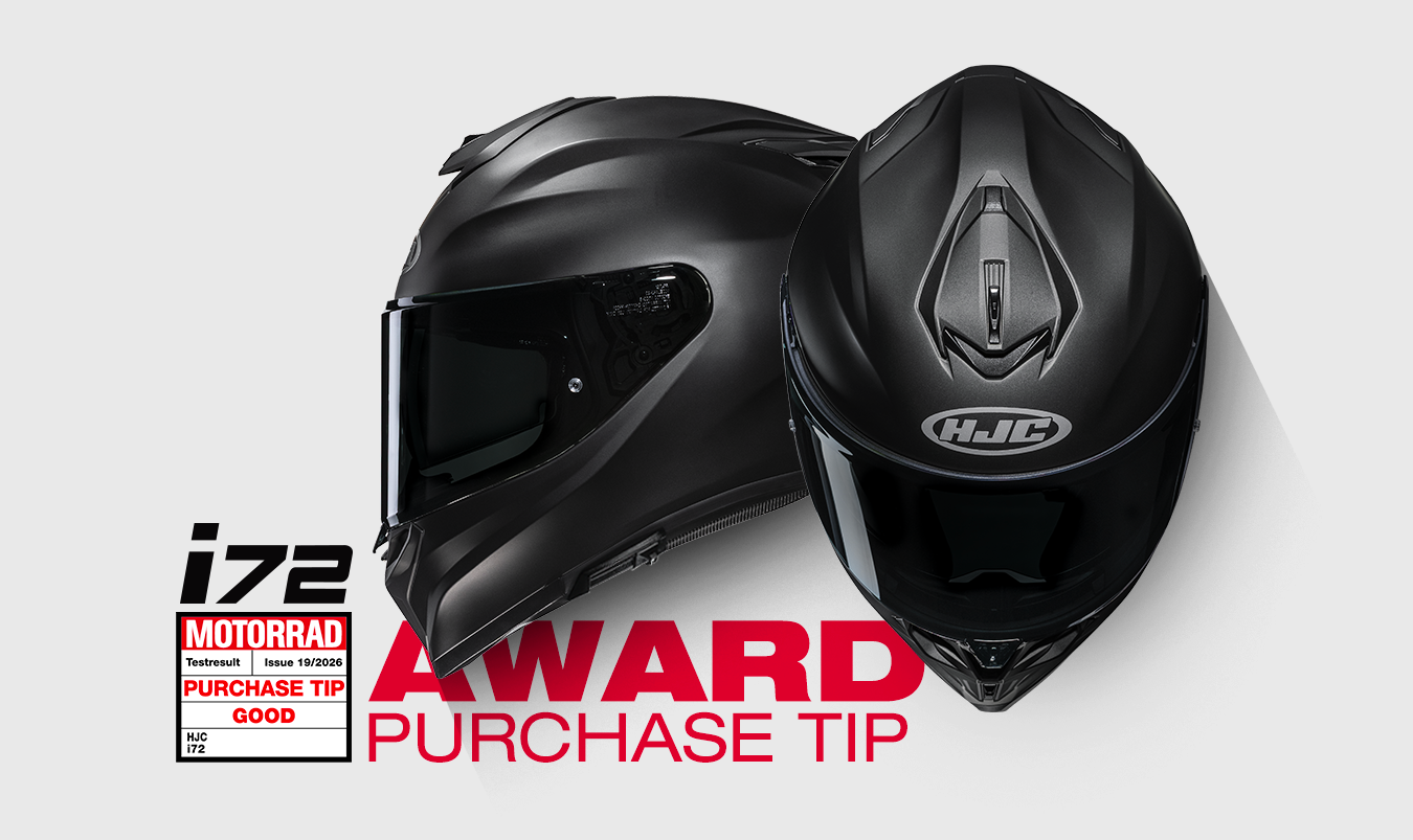 HJC i72 AWARDED MOTORRAD’S “PURCHASE TIP”!