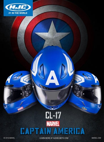 BECOME YOUR OWN HERO WITH MARVEL AND HJC HELMETS