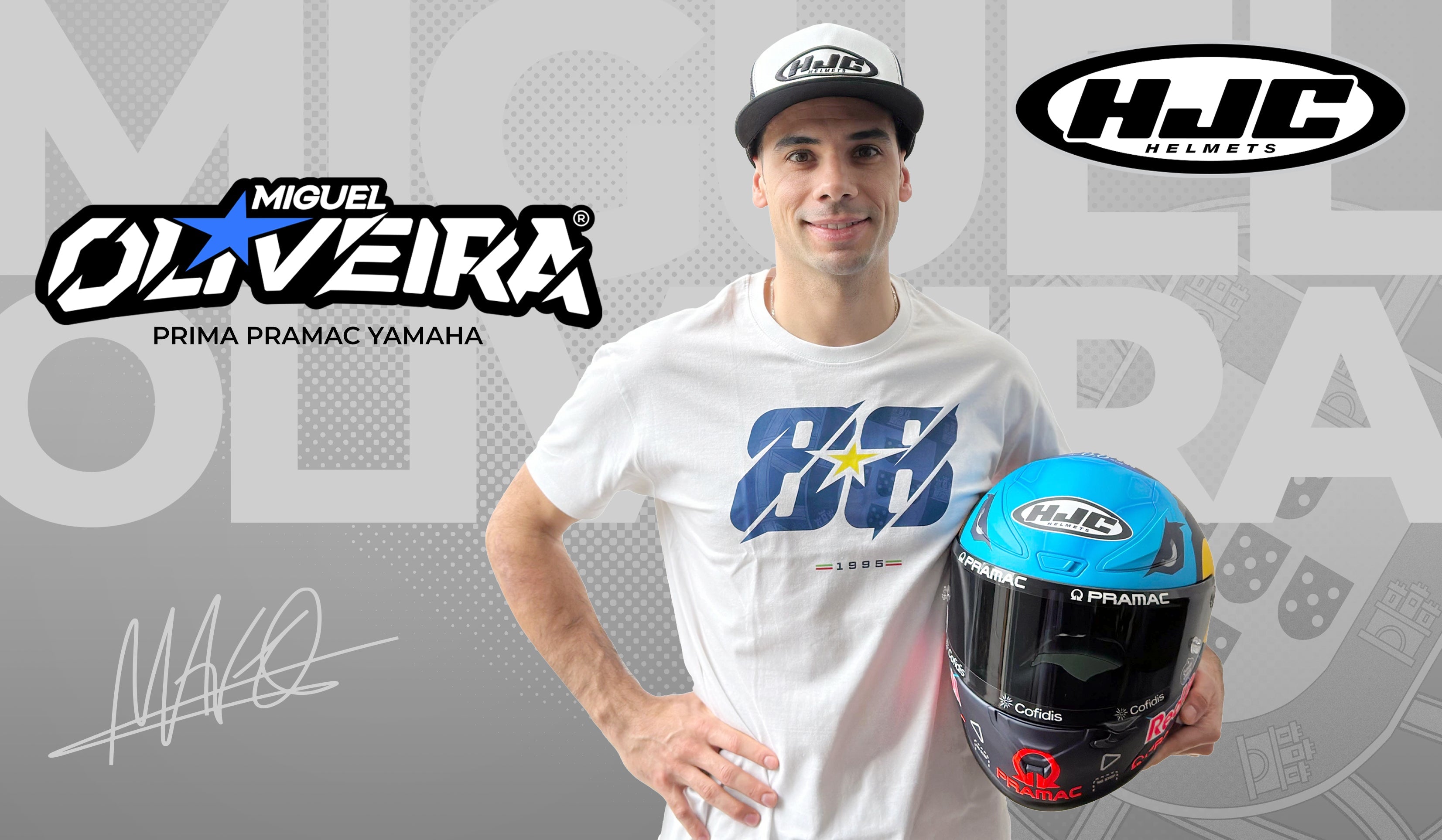 HJC HELMETS STRENGTHENS MOTOGP PRESENCE WITH MIGUEL OLIVEIRA IN 2025