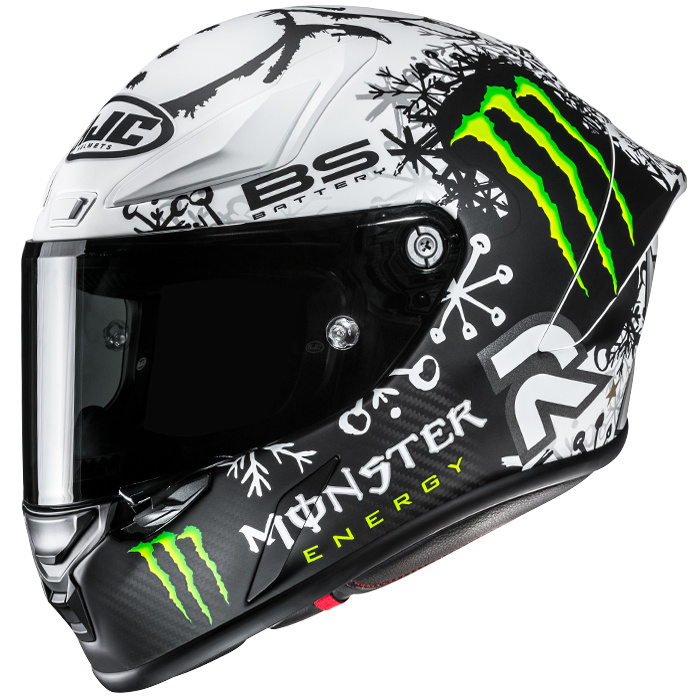 RPHA 1 V2 CARBON SNOW DIABLO FIM RACING MOTORCYCLE HELMET HJC HELMETS rpha-1-v2-carbon-snow-diablo-fim-racing-motorcycle-helmet-hjc-helmets