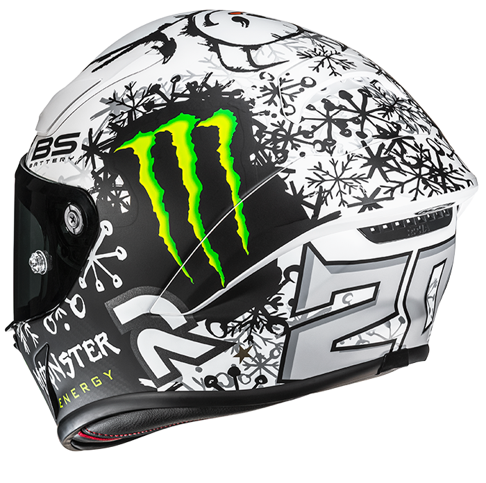 Hjc Rpha 1 Racing Helmets RPHA 1 V2 CARBON SNOW DIABLO FIM RACING MOTORCYCLE HELMET – HJC HELMETS ...