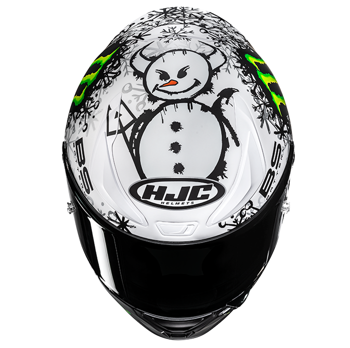 Hjc Rpha 1 Racing Helmets RPHA 1 V2 CARBON SNOW DIABLO FIM RACING MOTORCYCLE HELMET – HJC HELMETS ...