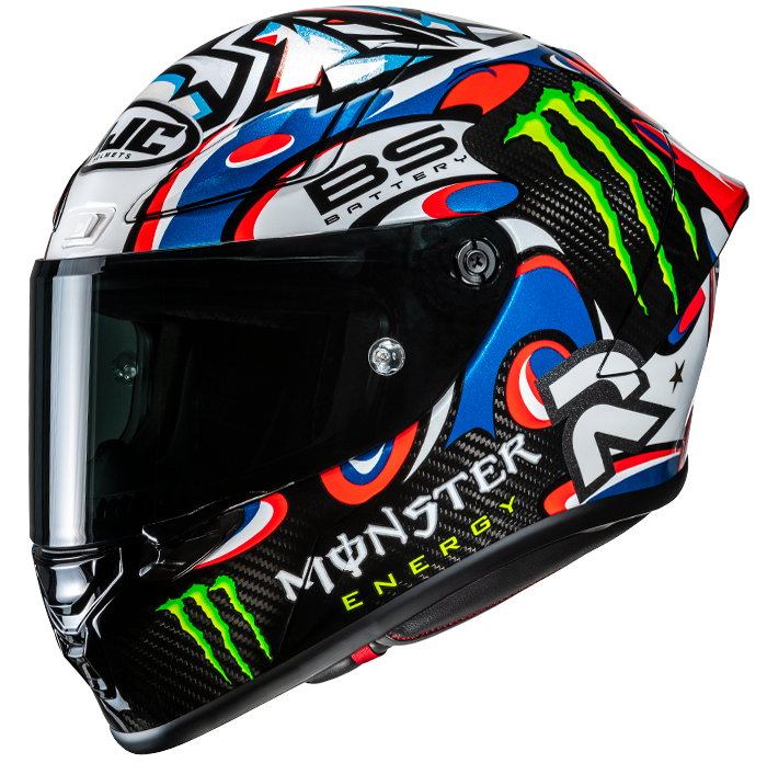 RPHA 1 V2 CARBON QUARTARARO LE MANS III FIM RACING MOTORCYCLE HELMET ...