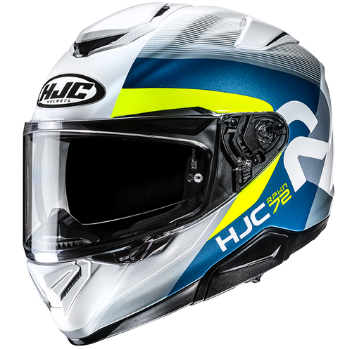 Casco integral HJC RPHA 72 Phyta MC3H Blanco Azul Amarillo Casco HJC RPHA72 Phyta MC3H Blanco Azul Amarillo