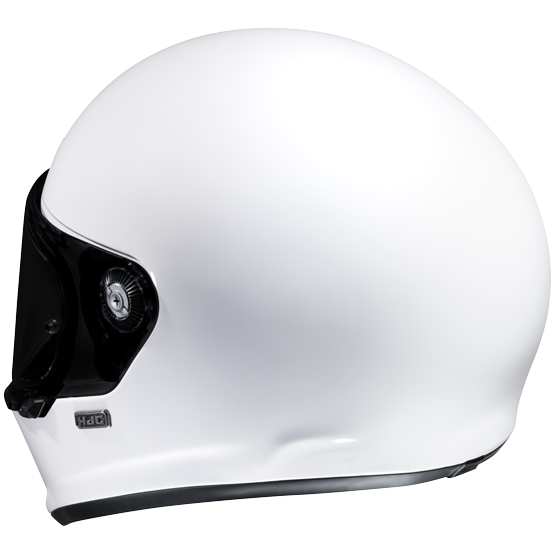 HJC V10 helmet showing its shell profile and ventilation details